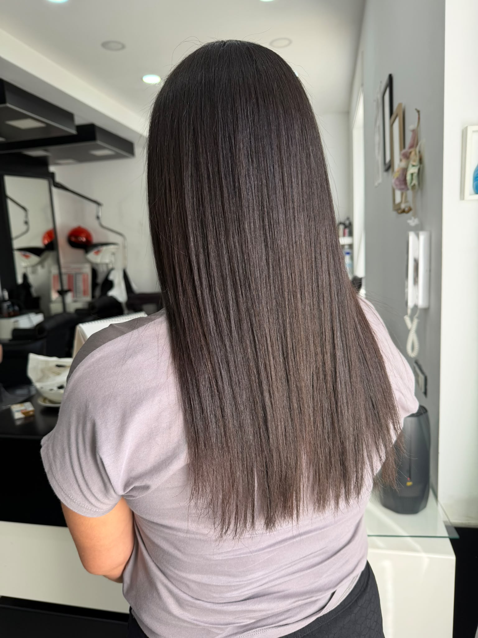 Capelli lisci e luminosi
